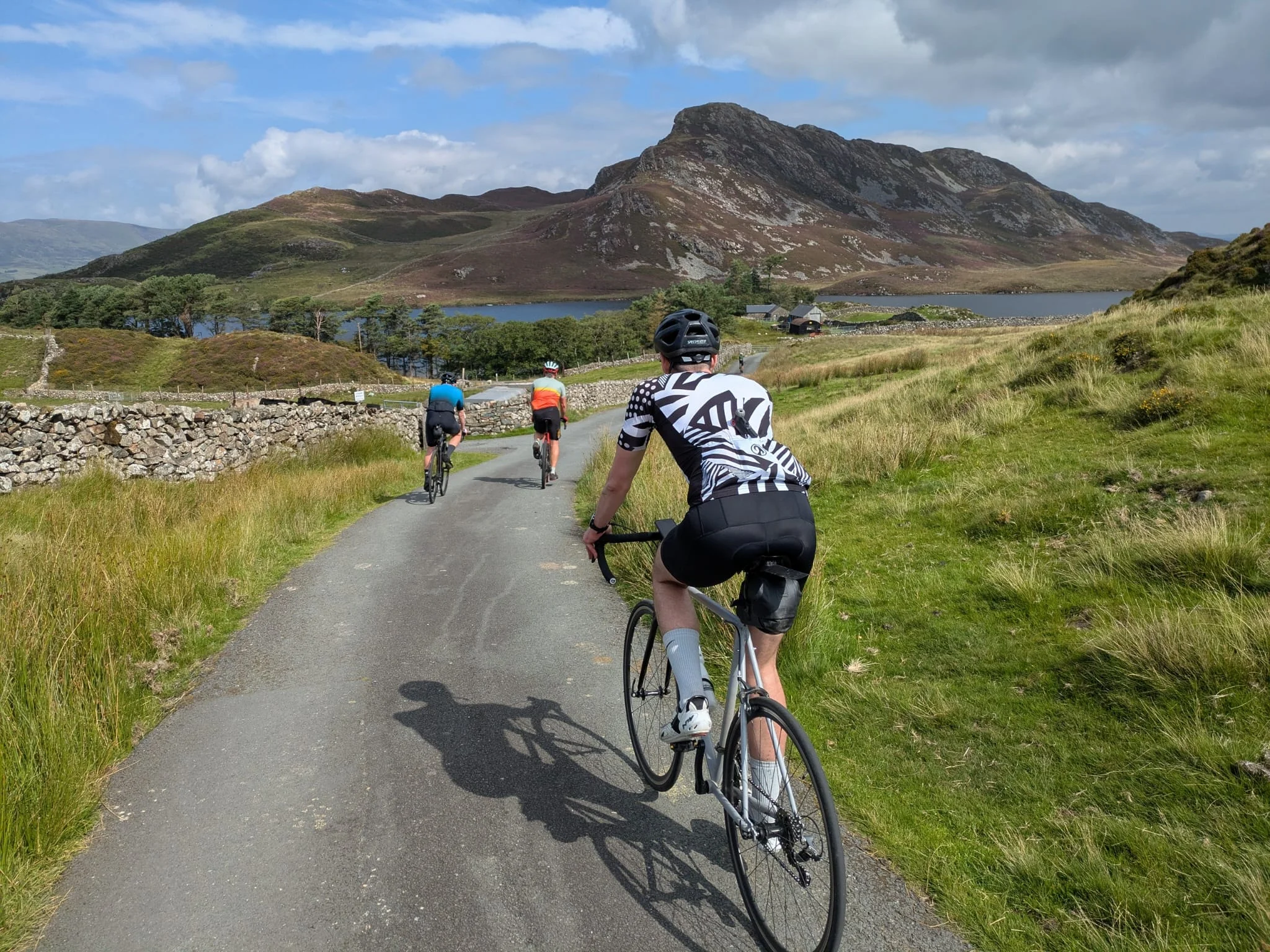 Out Velo riders on an adventure in Wales