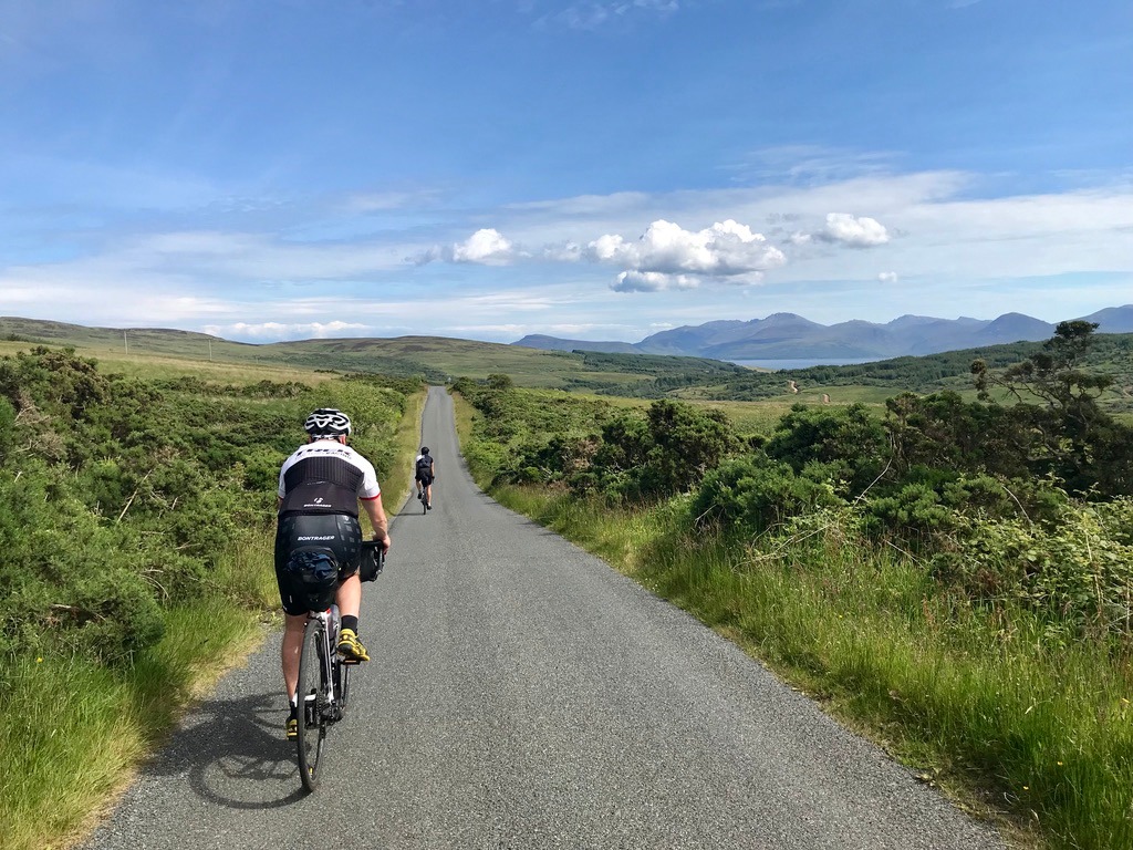 Out Velo riders exploring Scotland